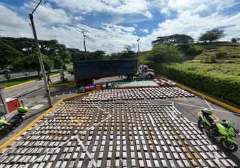 El cargamento era transportado por