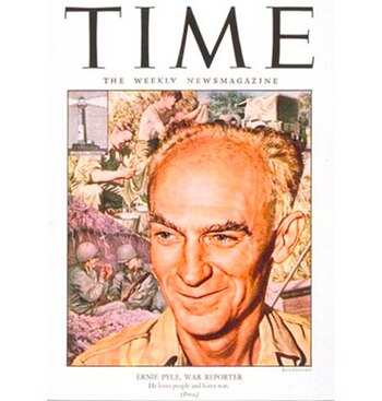 Ernie Pyle en la tapa