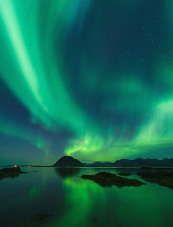 Las auroras boreales son un
