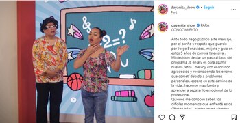 Dayanita renunció a 'JB en