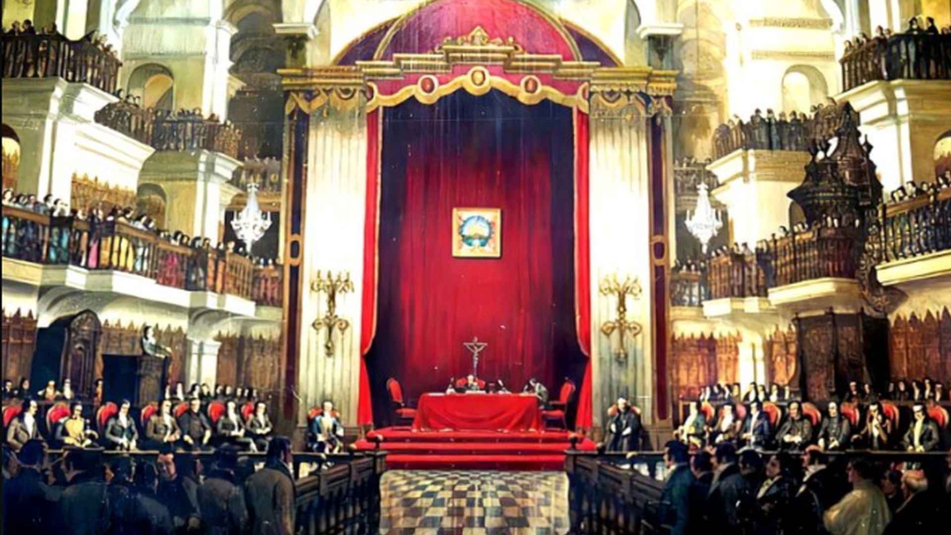 Tras la independencia de Perú en 1821, el primer Congreso Constituyente se reunió el 20 de septiembre de 1822, marcando el inicio de la organización del Estado y la redacción de su Constitución. (Congreso de la República)