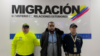 La captura del presunto cabecilla de Los Espartanos ocurrió en la zona de Paurito, en el departamento boliviano de Santa Cruz. (Migración Colombia)