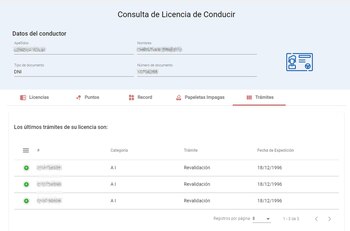 Portal único del conductor