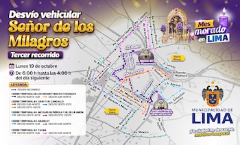 Las restricciones comenzarán a las 6:00 a. m. de cada jornada y se extenderán, según lo programado, hasta las 4:00 a. m. del día siguiente.