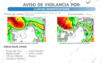 Mapas del IMHPA muestran acumulados