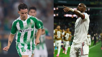 Julián Quiñones festeja victoria del Real Betis de Álvaro Fidalgo sobre el Real Madrid