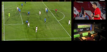 La imagen que el árbitro