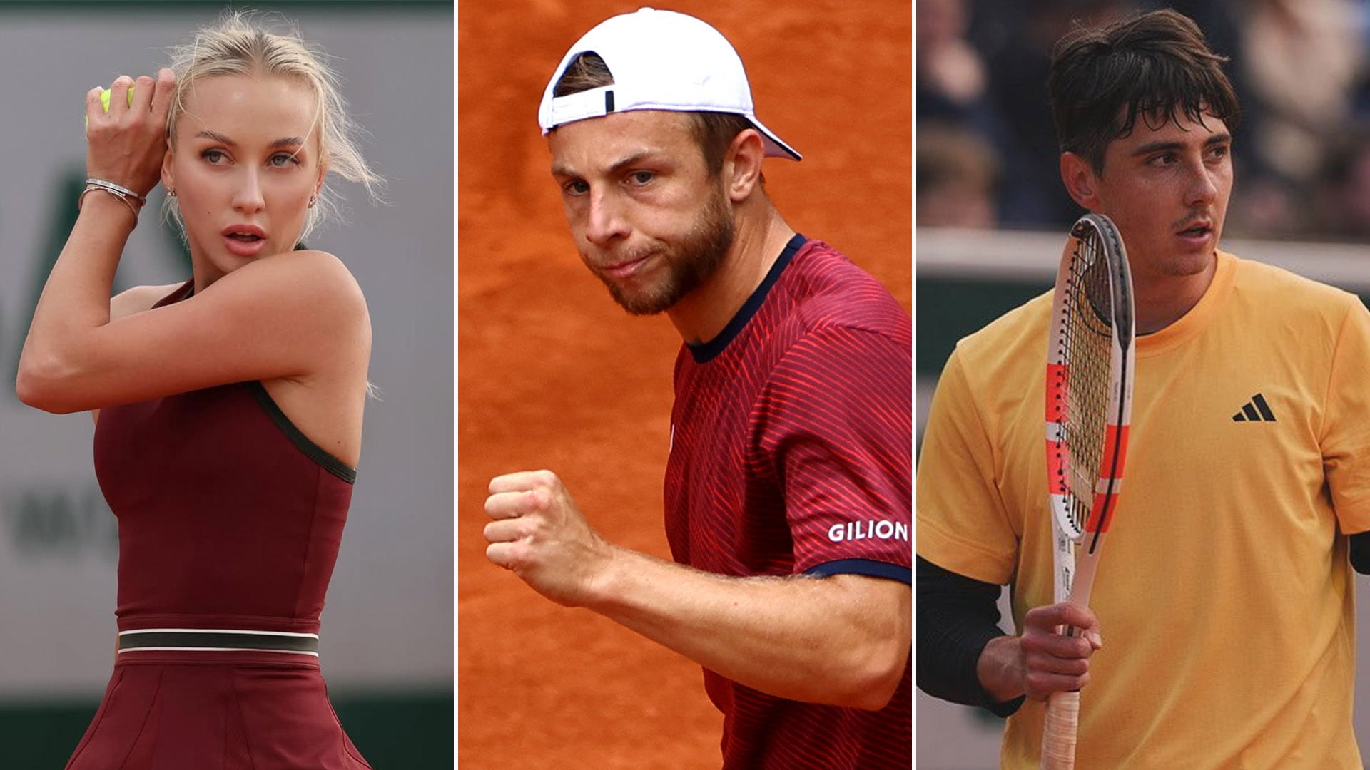 Anastasia Potapova, Tallon Griekspoor y Alexander Shevchenko; tres figuras del tenis que quedaron en el medio de un triángulo amoroso