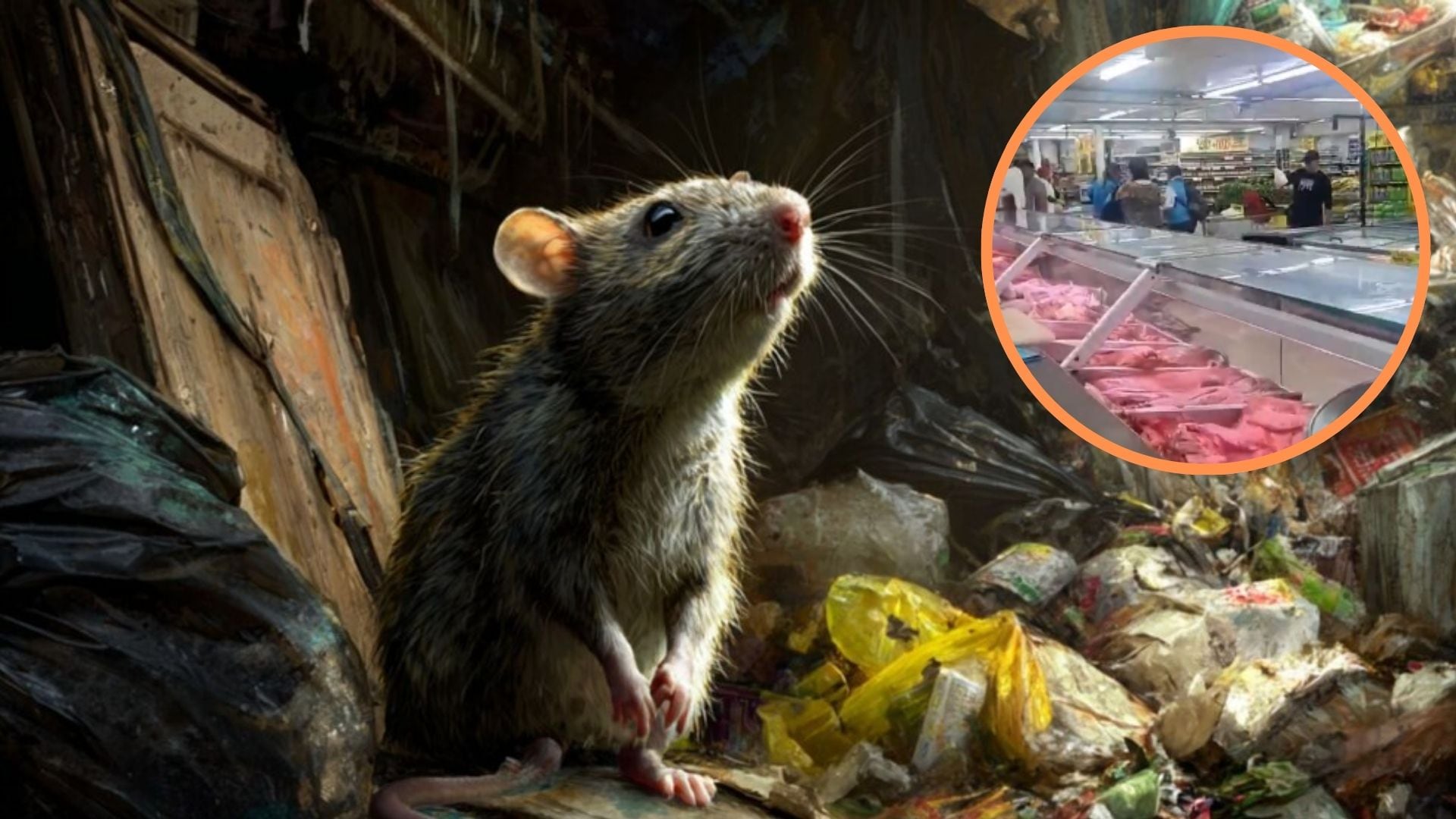 Una sola rata puede contaminar 10 veces más comida de la que come, según investigadores