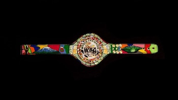 Así es el cinturón conmemorativo