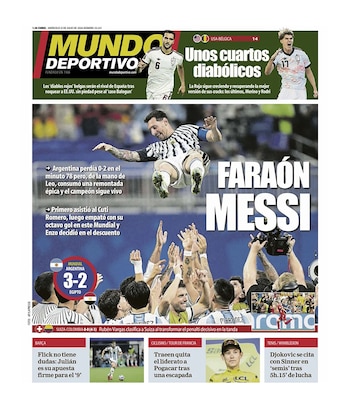 Victoria selección argentina portadas mundo