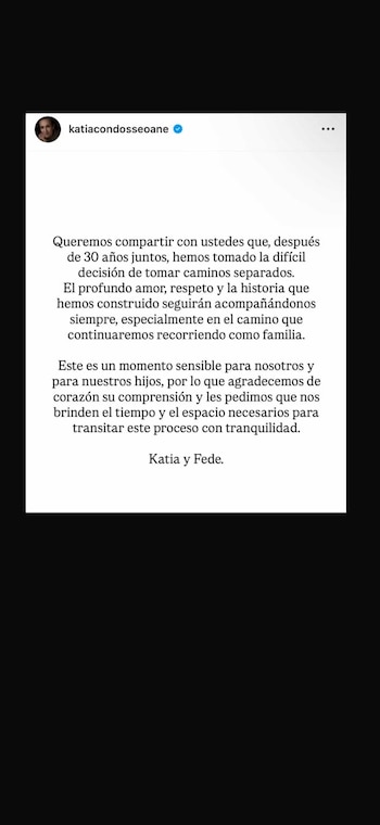 Katia Condos y Federico Salazar