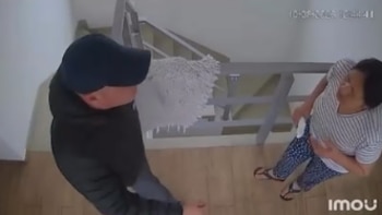 Las estremecedoras imágenes del violento robo que sufrió en la casa de sus hijos el ex futbolista de Boca Juniors Clemente Rodríguez