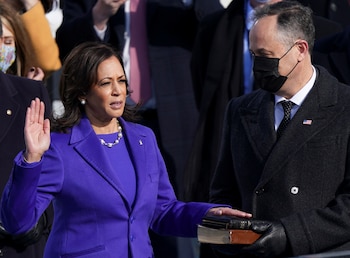 Kamala Harris is sworn in