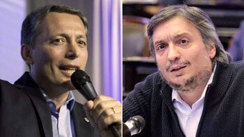 Fernando Gray y Máximo Kirchner