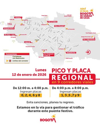 Pico y Placa Bogotá en