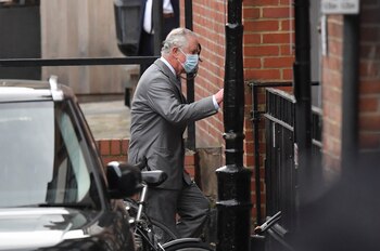 Britain's Prince Charles arrives at