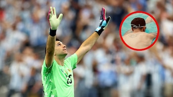 Dibu Martínez sorprendió al practicar otro deporte en la concentración de Argentina: el hilarante apodo que le puso un compañero
