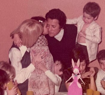 Julieta Ortega el día de