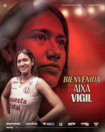 Aixa Vigil estará bajo las órdenes de Francisco Hervás en Universitario. Crédito: X Universitario.