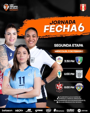 Programación de la fecha 6