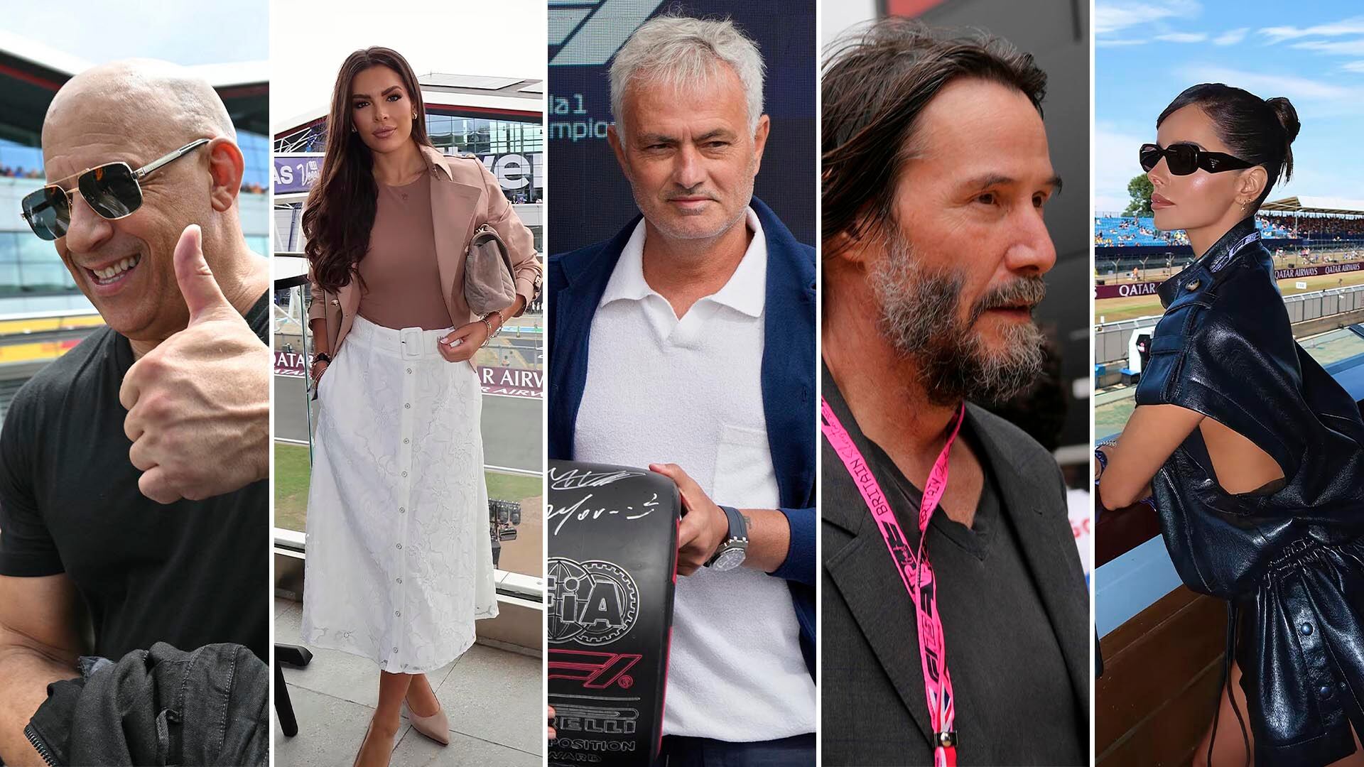 Personalidades acudieron al GP de Gran Bretaña