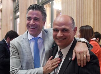 Juez Daniel Rafecas con fiscal