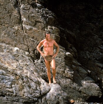 Ron Ely como Tarzán, en