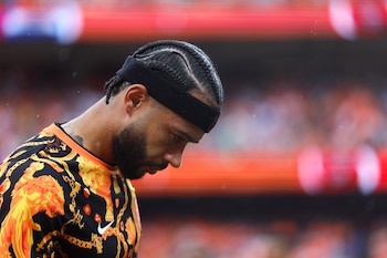 Memphis Depay estalló en sus redes sociales (Efe)