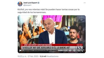 El diputado nacional criticó al