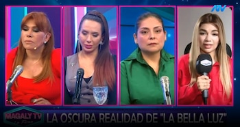 Naldy Saldaña envía inesperado mensaje sobre La Bella Luz: "El único culpable es este hombre". Captura: Magaly TV La Firme.