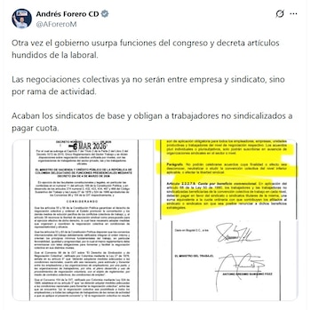 Andrés Forero, representante a la