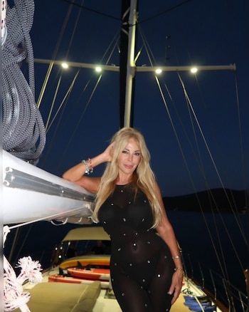 Graciela Alfano en su viaje