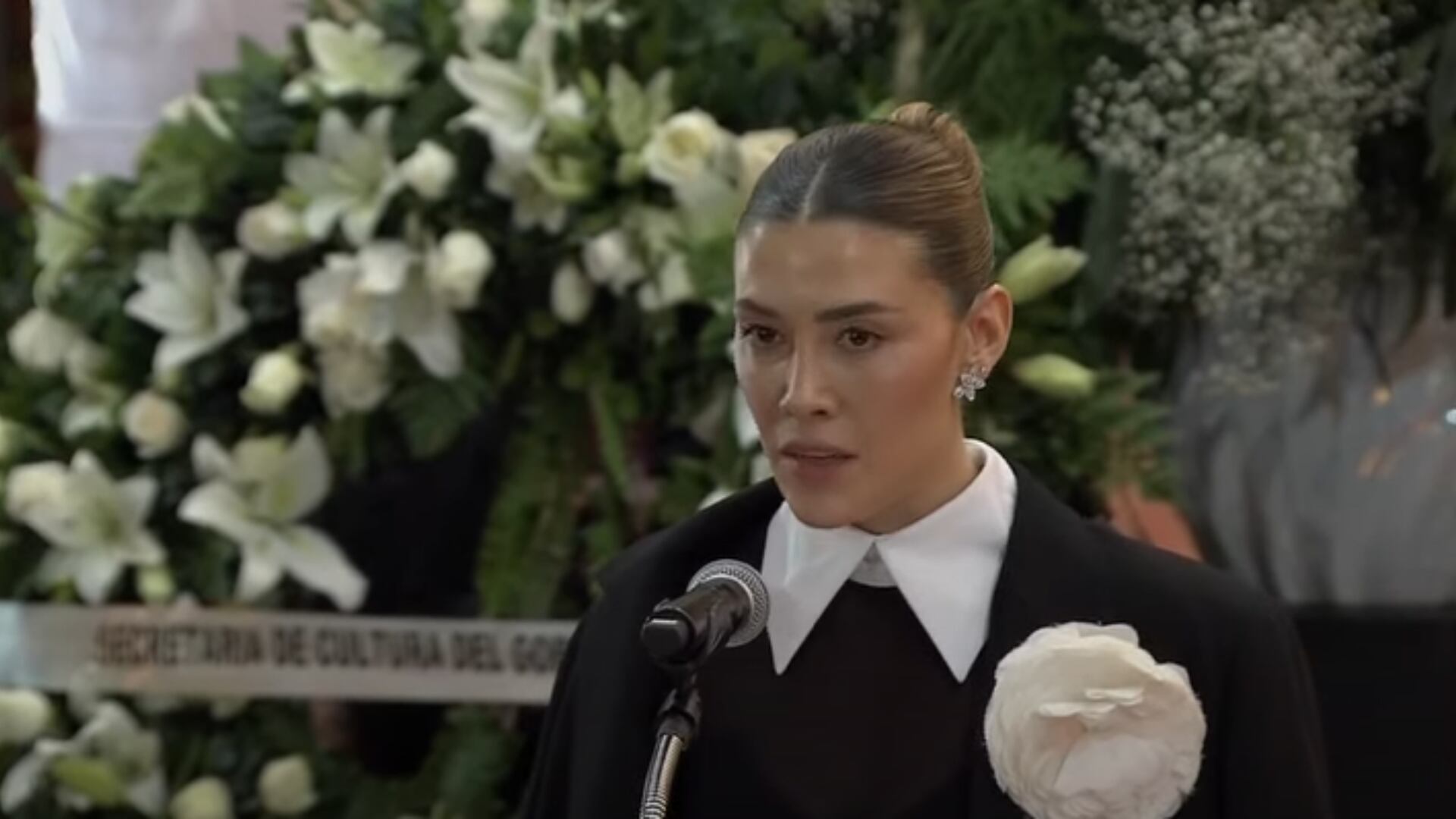 La modelo agradeció la salud y el apoyo de su familia, destacando la influencia de su bisabuela en su vida (Captura Canal 22)