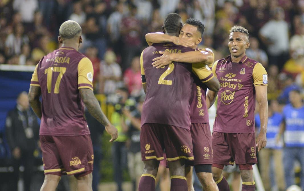 Adrián Parra marcó el agónico gol de Deportes Tolima, con el que se acercó a una nueva final de Liga - crédito Colprensa