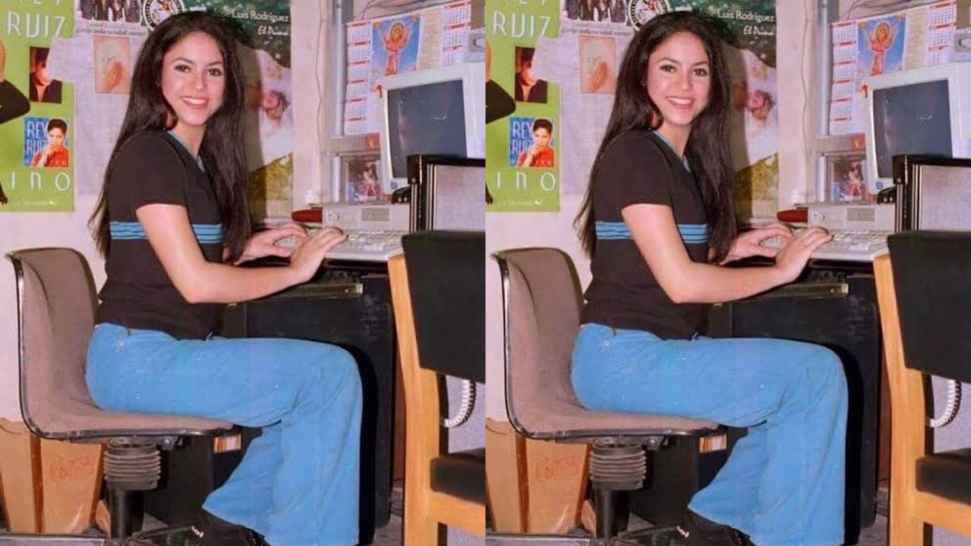 Shakira revive foto de 1997 y convierte un viejo meme en nuevo fenómeno viral