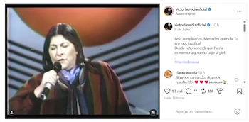 El cumpleaños de Mercedes Sosa coincidió otra vez con el Día de la Independencia, una fecha central para la Argentina