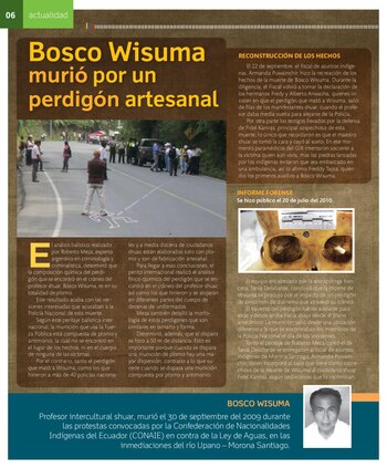 Folleto del Ministerio de Justicia