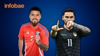 Chile y Bolivia se enfrentan por la fecha 8 de las Eliminatorias Sudamericanas para el Mundial 2026 (Composición Infobae)