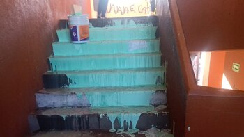 El agresor o agresores tiraron