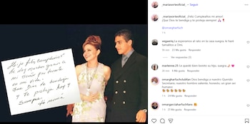 El mensaje fue acompañado por