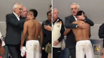 Jorge Fossati y Raúl Ruidíaz