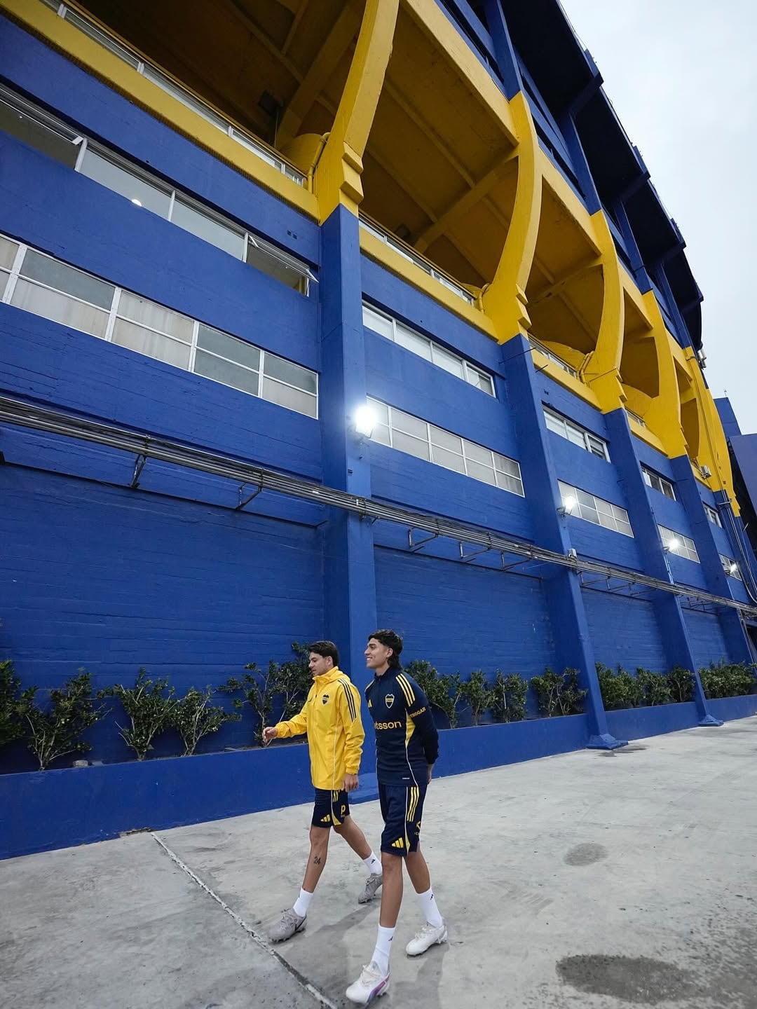 La imagen junto al Changuito Zeballos