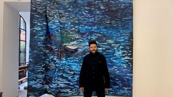 El artista colombiano Óscar Murillo presenta su obra ‘Sirits and Gestures’ en Roma