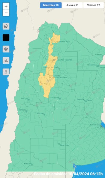 En parte de las provincias