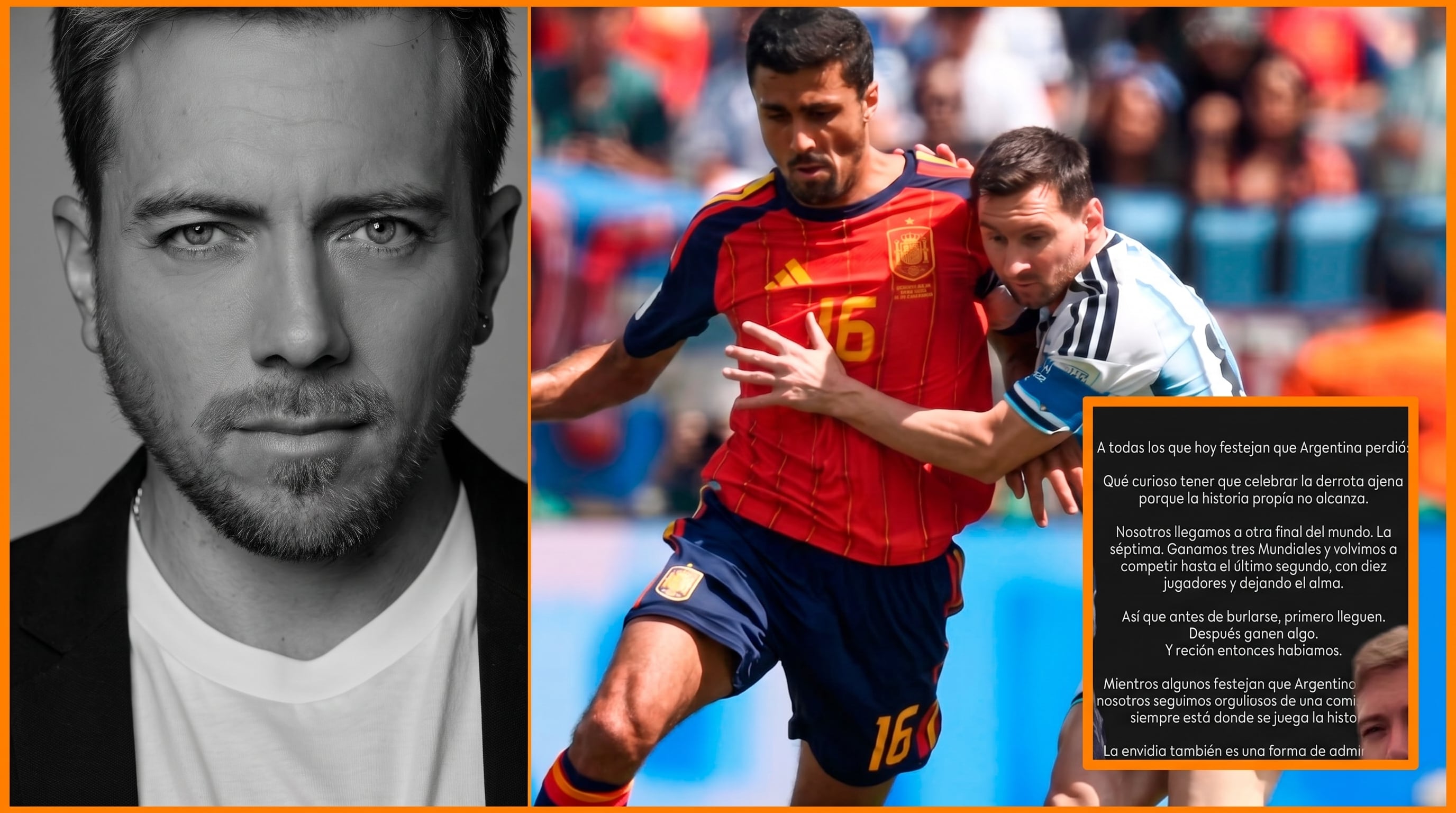Julián Zucchi responde con dureza tras defender a Argentina por perder la final del Mundial: “Antes de burlarse, primero lleguen”