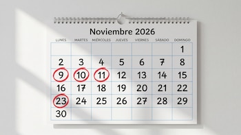 Calendario 2026: todos los feriados de noviembre en Argentina
