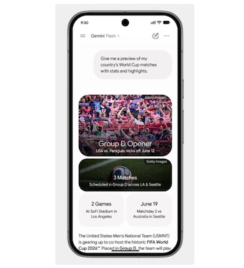 Google te permitirá seguir los partidos del Mundial 2026 en tiempo real a través de su buscador.