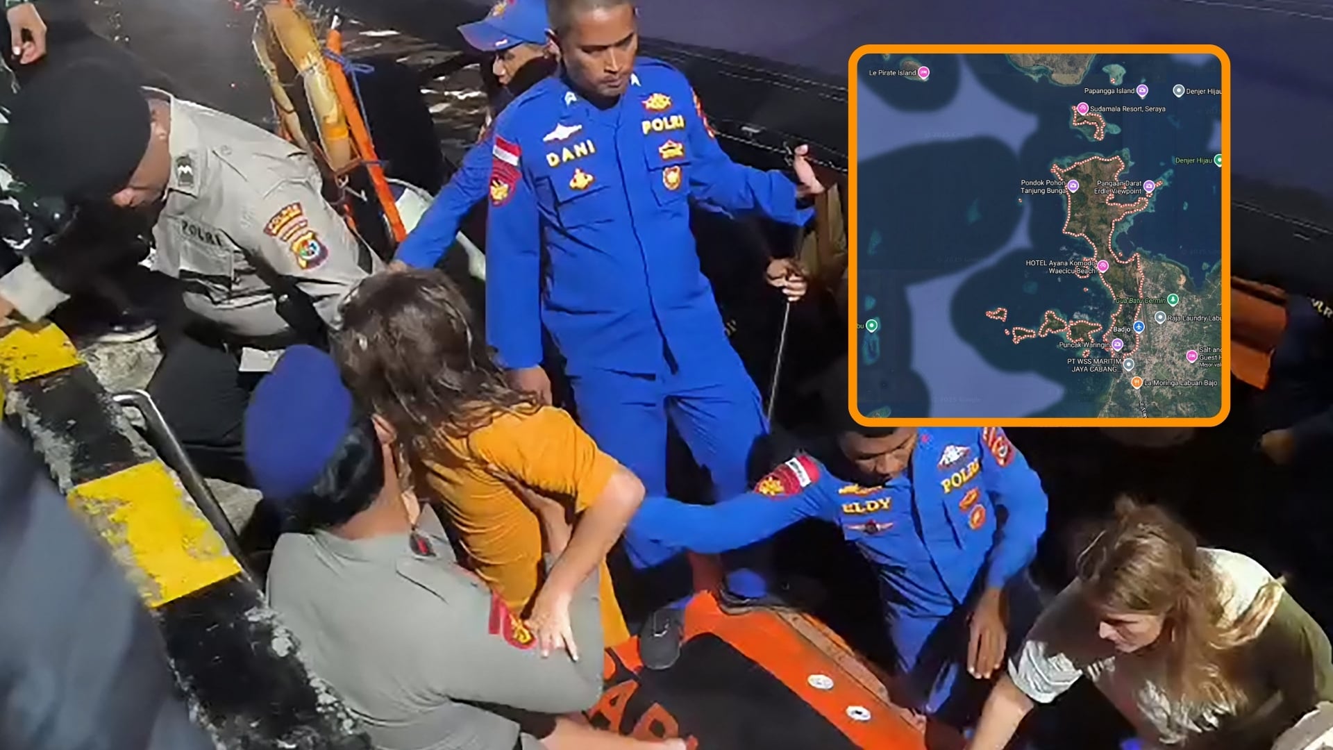 Una familia española, desaparecida tras el naufragio de un barco turístico en Indonesia: una pareja y sus dos hijos