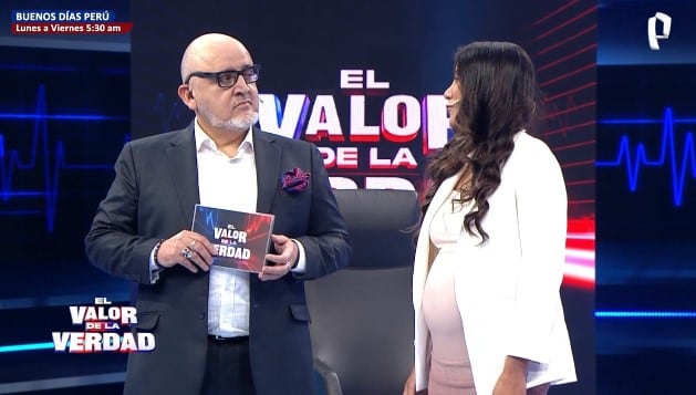 Samahara Lobatón causa revuelo en El Valor de la Verdad y Bryan Torres aparece solo con su hija. Infobae Perú / Captura TV - Panamericana TV